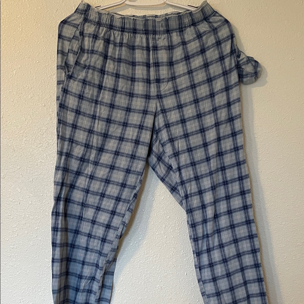Croft & Barrow Light Blue Plaid Pants